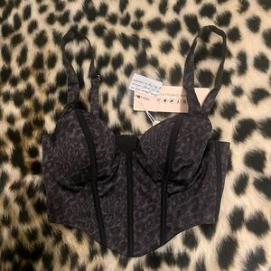 Oh Polly cheetah print corset top! NEVER WORN!